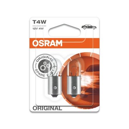 OSRAM 12V 4W BA9s T4W STANDARD Duo Bliszter