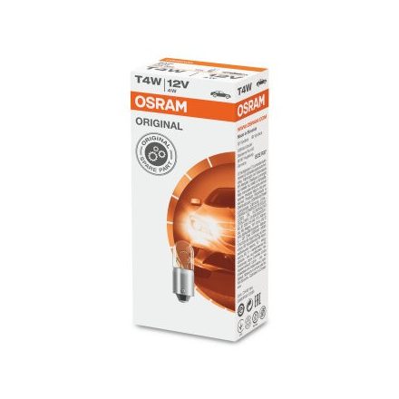 OSRAM 12V 4W BA9s T4W STANDARD Doboz