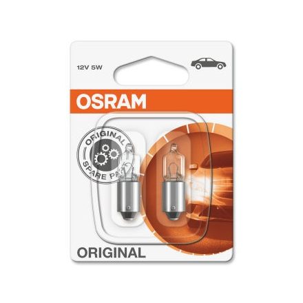 OSRAM 12V 5W BA9s  STANDARD Duo Bliszter