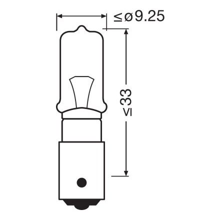 OSRAM 12V 21W BAY9s H21W STANDARD Doboz