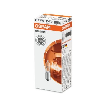 OSRAM 24V 21W BAY9s H21W STANDARD Doboz