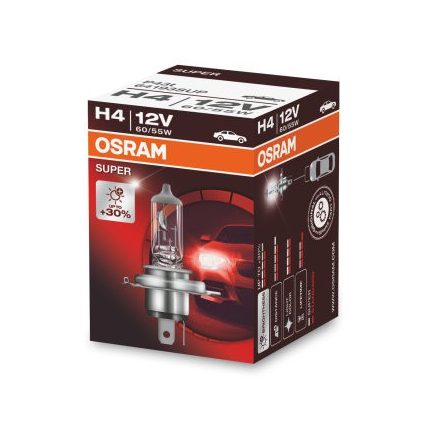 OSRAM 12V 60/55W P43T H4 SUPER Doboz