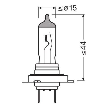 OSRAM 12V 55W PX26d H7 STANDARD Doboz