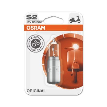 OSRAM 12V 35/35W BA20d S2 MOTO STANDARD Bliszter