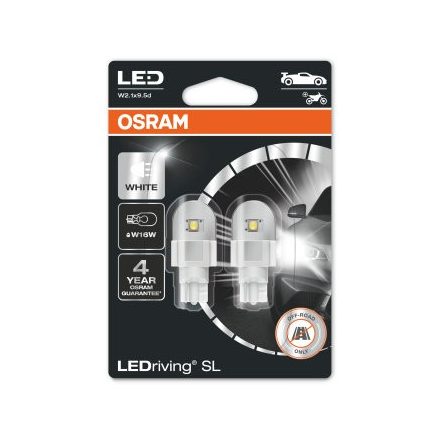 OSRAM 12V 2,1W W2.1x9.5d  W16W  LEDriving® SL Duo Bliszter