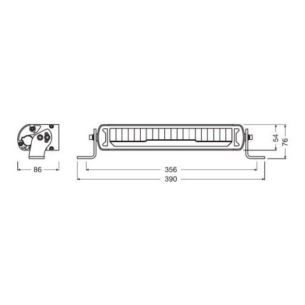 OSRAM 12/24V   on road LEDriving® LIGHTBAR Doboz