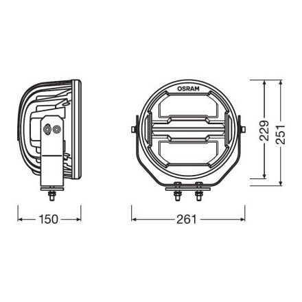 OSRAM 12/24V   on road LEDriving® LIGHTBAR Doboz