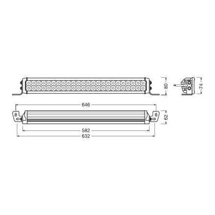 OSRAM    on road LEDriving® LIGHTBAR Doboz