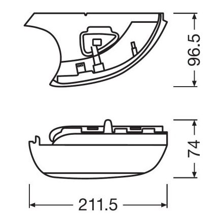 OSRAM 12V   R06, R10 LEDriving® Dynamic Mirror Doboz