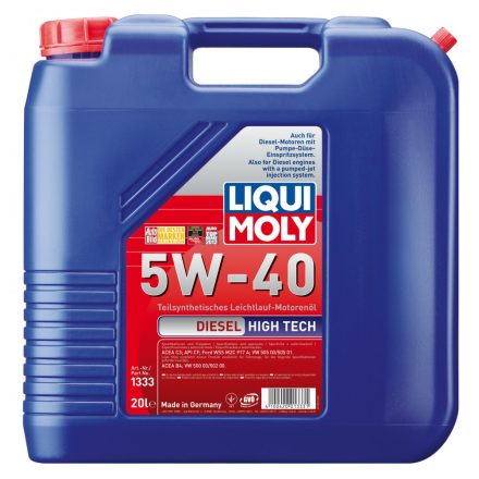 Liqui Moly Diesel High Tech 5W-40 motorolaj 20l