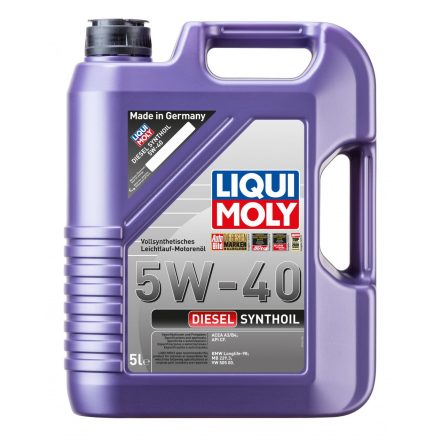 Liqui Moly Diesel Synthoil 5W-40 motorolaj 5l