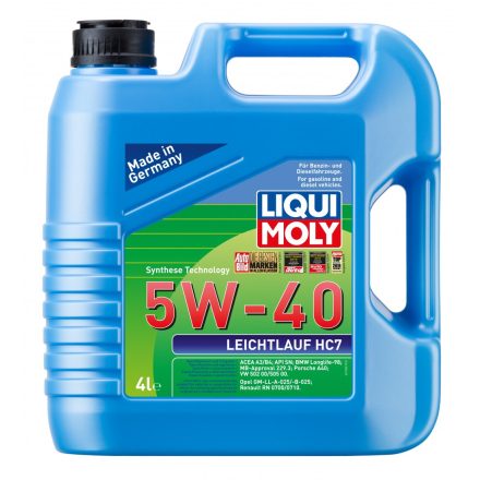 Liqui Moly Leichtlauf HC7 5W-40 motorolaj 4l