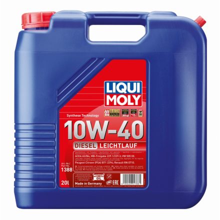 Liqui Moly Diesel Leichtlauf 10W-40 motorolaj 20l