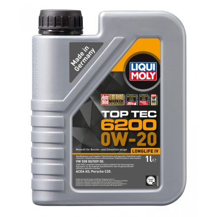 Liqui Moly Top Tec 6200 0W-20 motorolaj 1l