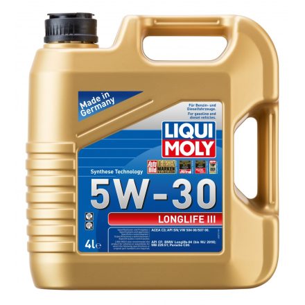 Liqui Moly Longlife III 5W-30 motorolaj    4l