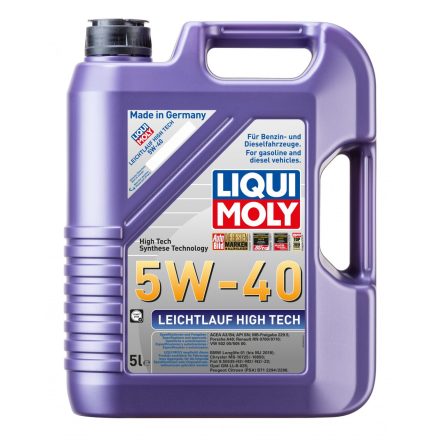 Liqui Moly Leichtlauf High Tech 5W-40 motorolaj 5l