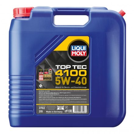 Liqui Moly Top Tec 4100 5W-40 motorolaj 20l