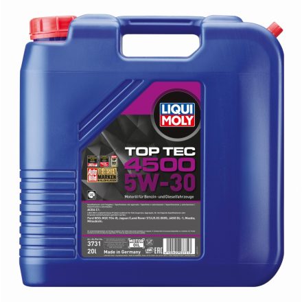 Liqui Moly Top Tec 4500 5W-30 motorolaj 20l