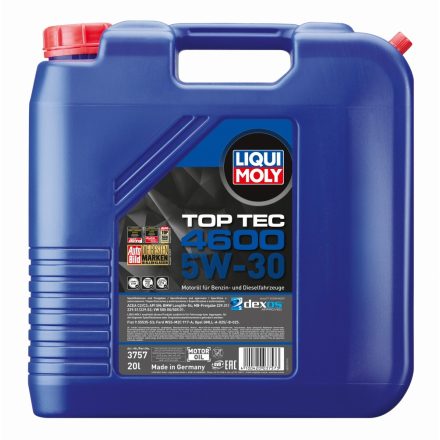 Liqui Moly Top Tec 4600 5W-30 motorolaj 20l