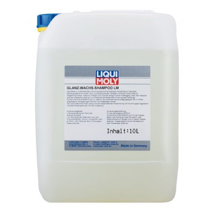 Liqui Moly Fényesítő, viaszos sampon 10l