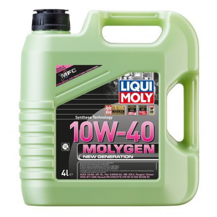 Liqui Moly Molygen New Generation 10W-40 spec. motorolaj 4l