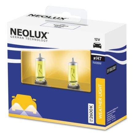 NEOLUX 12V 55W PX26d "H7" NEOLUX WEATHER LIGHT Duo-Box