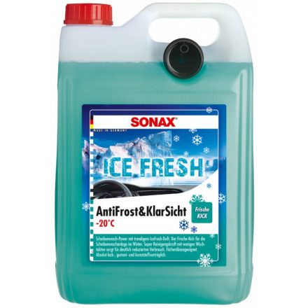 SONAX SZÉLVÉDŐMOSÓ JÉGOLDÓ ICE-FRESH 5L -20C