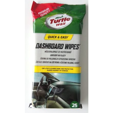 Turtle Wax Wipes műszerfalápoló kendő 25db/cs